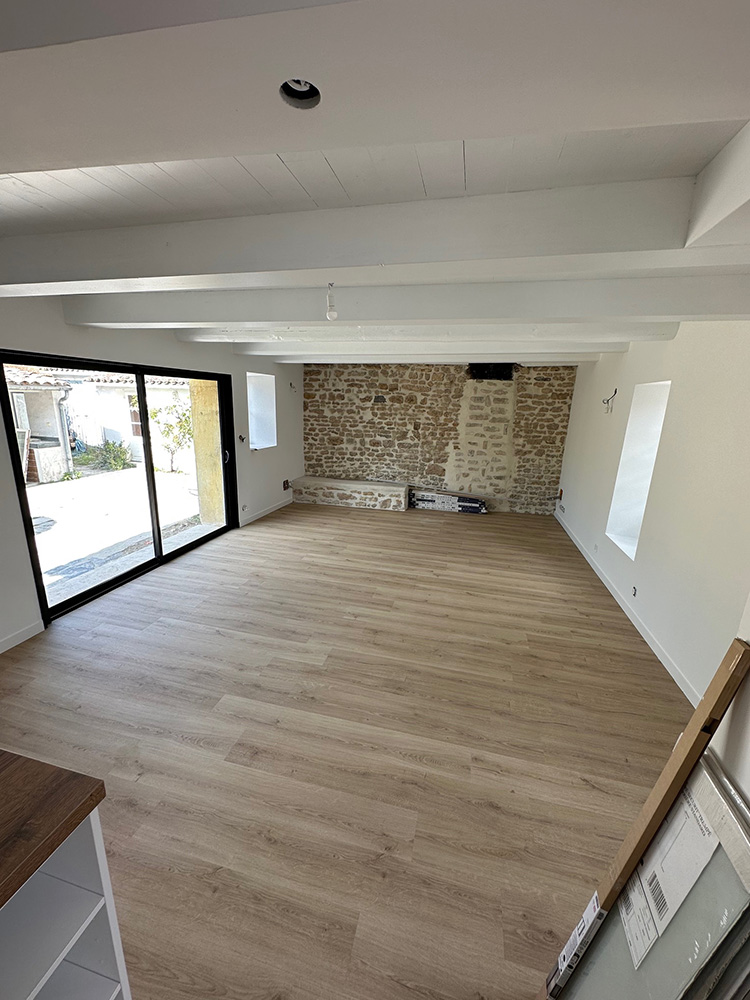 Rénovation complète d’une ancienne maison de A à Z à La Couarde sur Mer sur l’Île de Ré